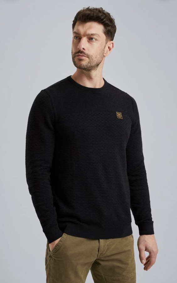 Afbeelding van PKW2510300 999 Heren Trui - Crew Neck Cotton Mouline - PME LEGEND